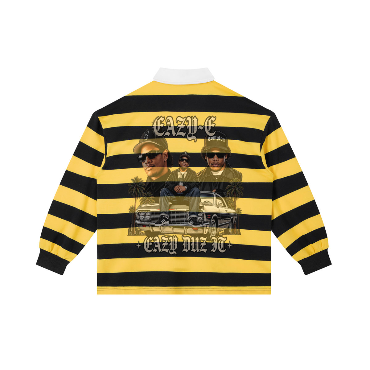EAZY - E Stripe Polo Shirt