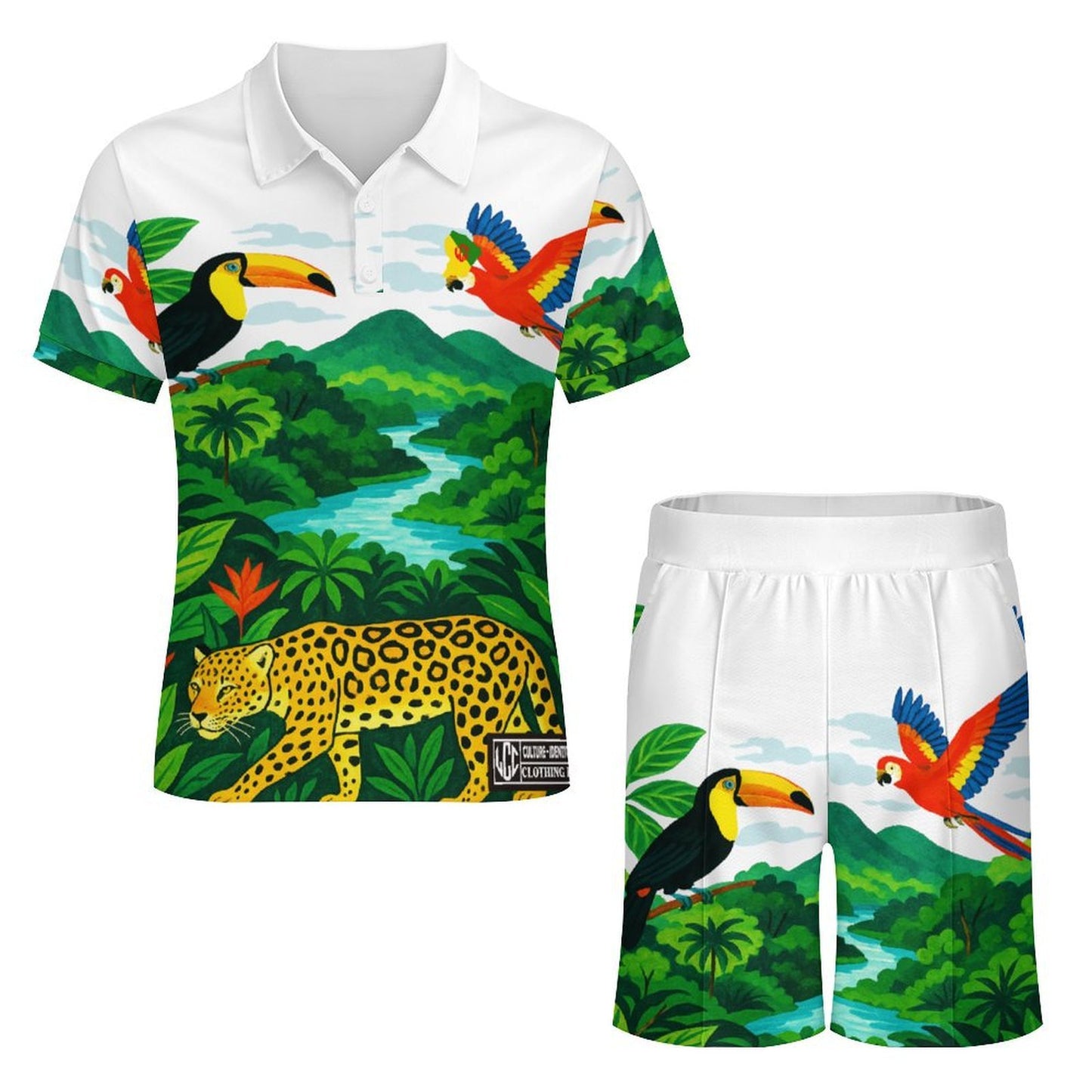 GUYANE PAYSAGE Men’s Polo Shirt Set