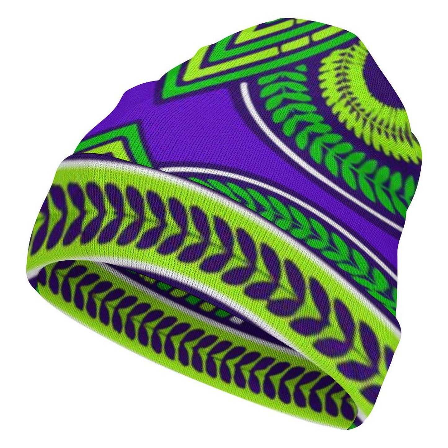 AFRICAN PATTERN All Over Print Knit Beanie