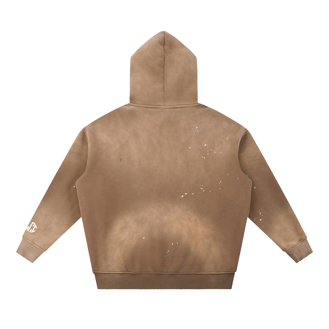 LCC AUTHENTIC Vintage Washed Frayed Fleece Hoodie