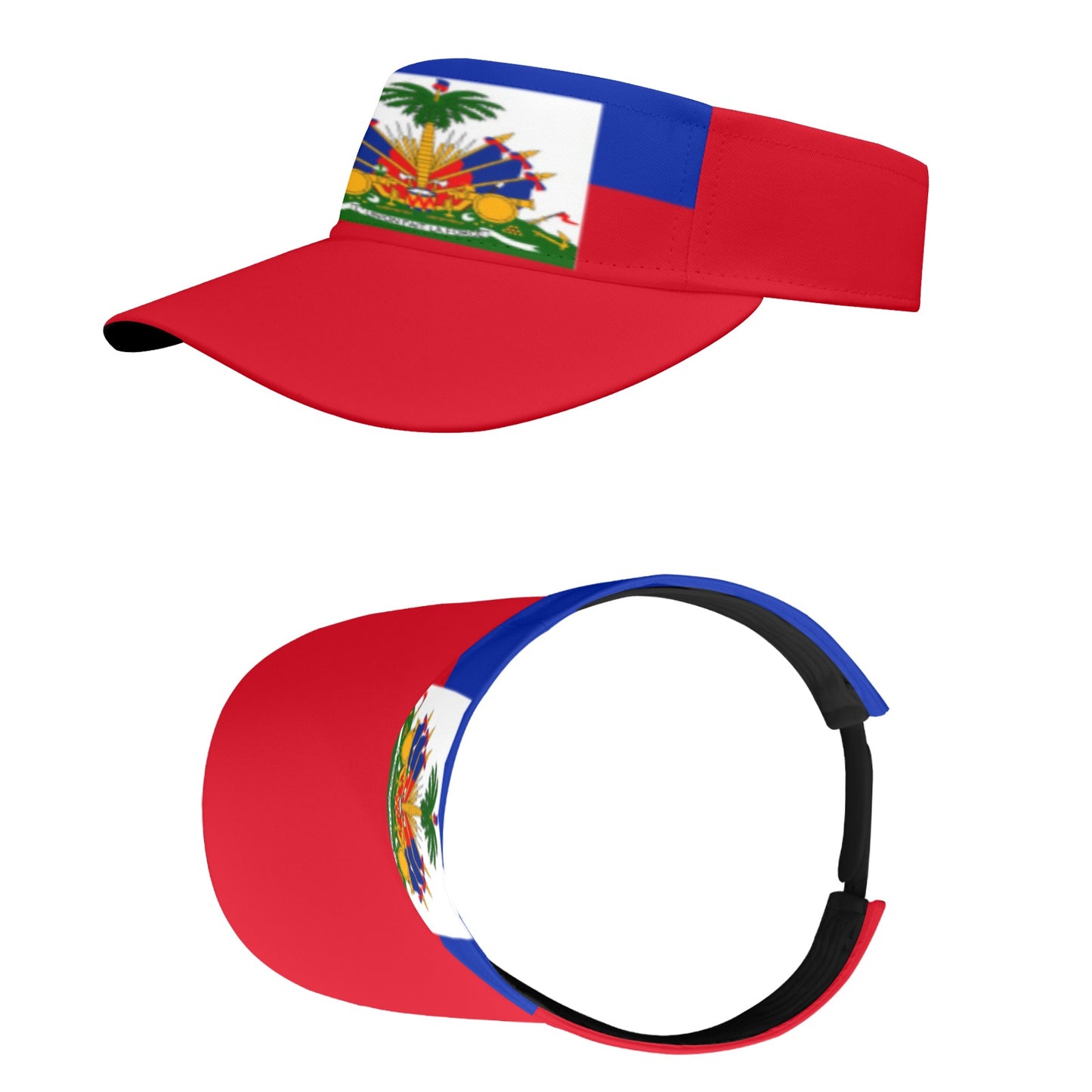 HAITI FLAG Sports Visor