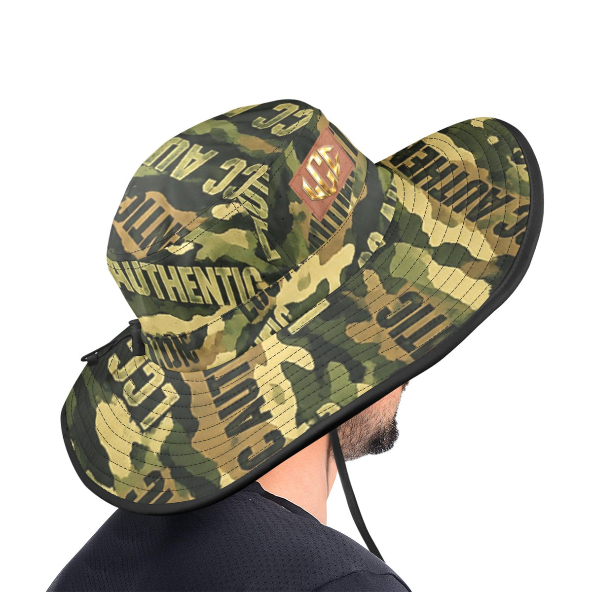 LCC CAMOUFLAGE Wide Brim Bucket Hat