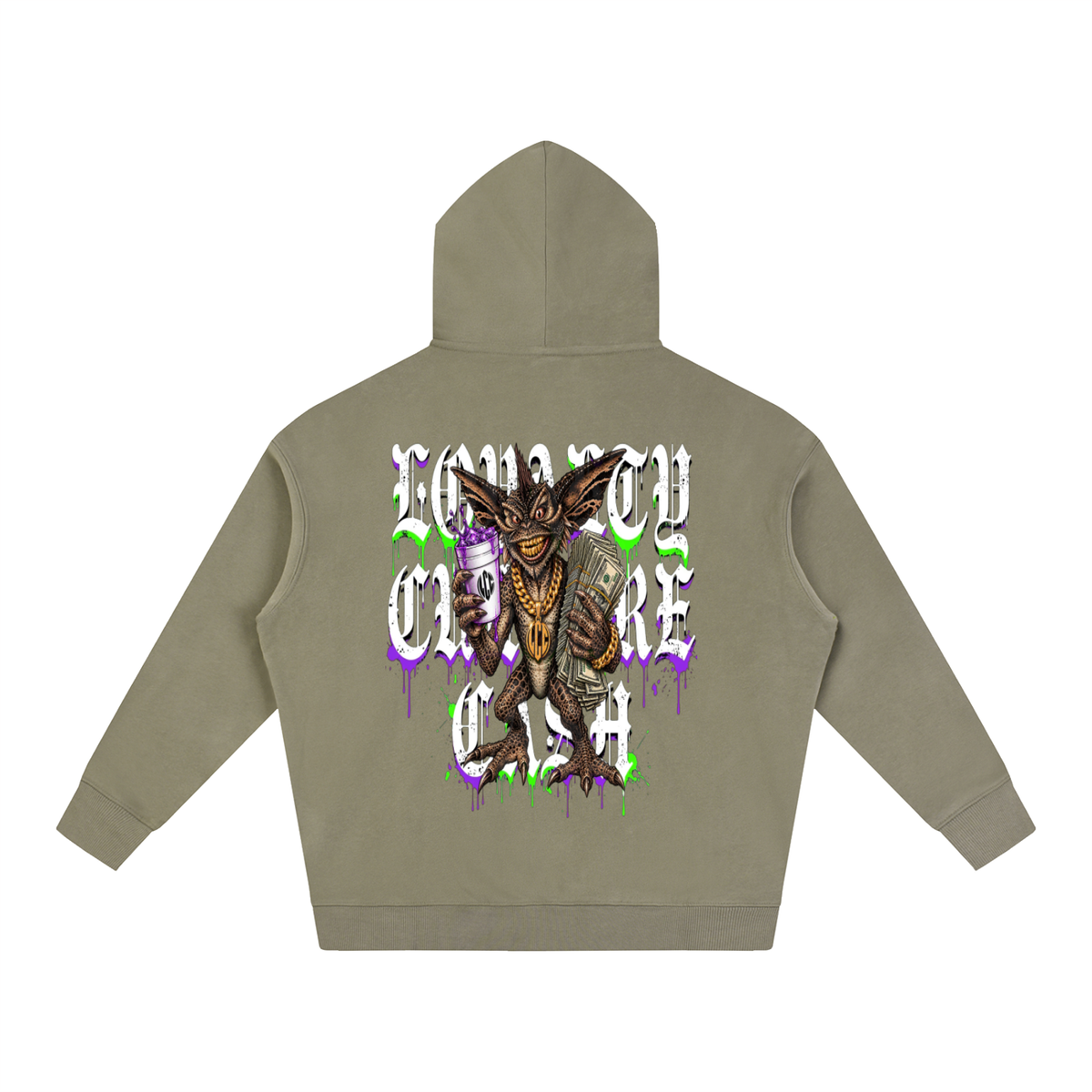 GREMLINS Oversize Fleeced Hoodie