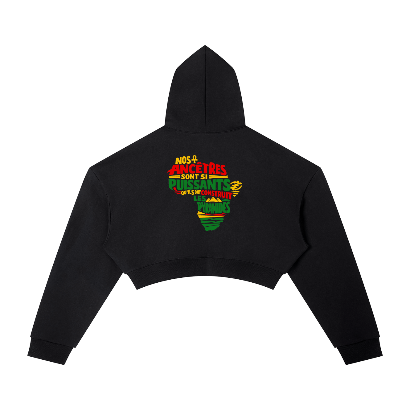 NOS ANCETRES Cropped Hoodie