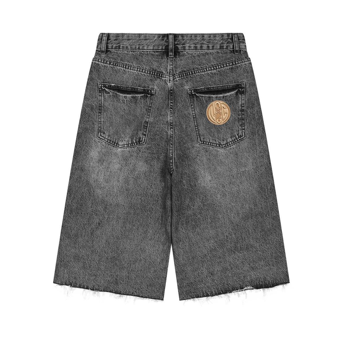 TUPAC Vintage Wide Leg Denim Shorts