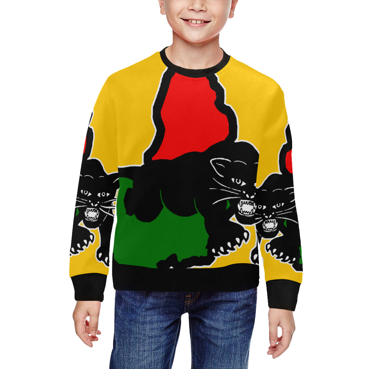 BLACC PANTHER RBG Sweatshirt for Kids