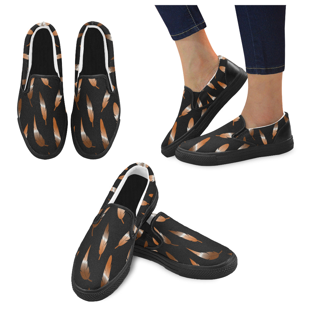 FEATHER Men's Unusual Slip-on Canvas Shoes