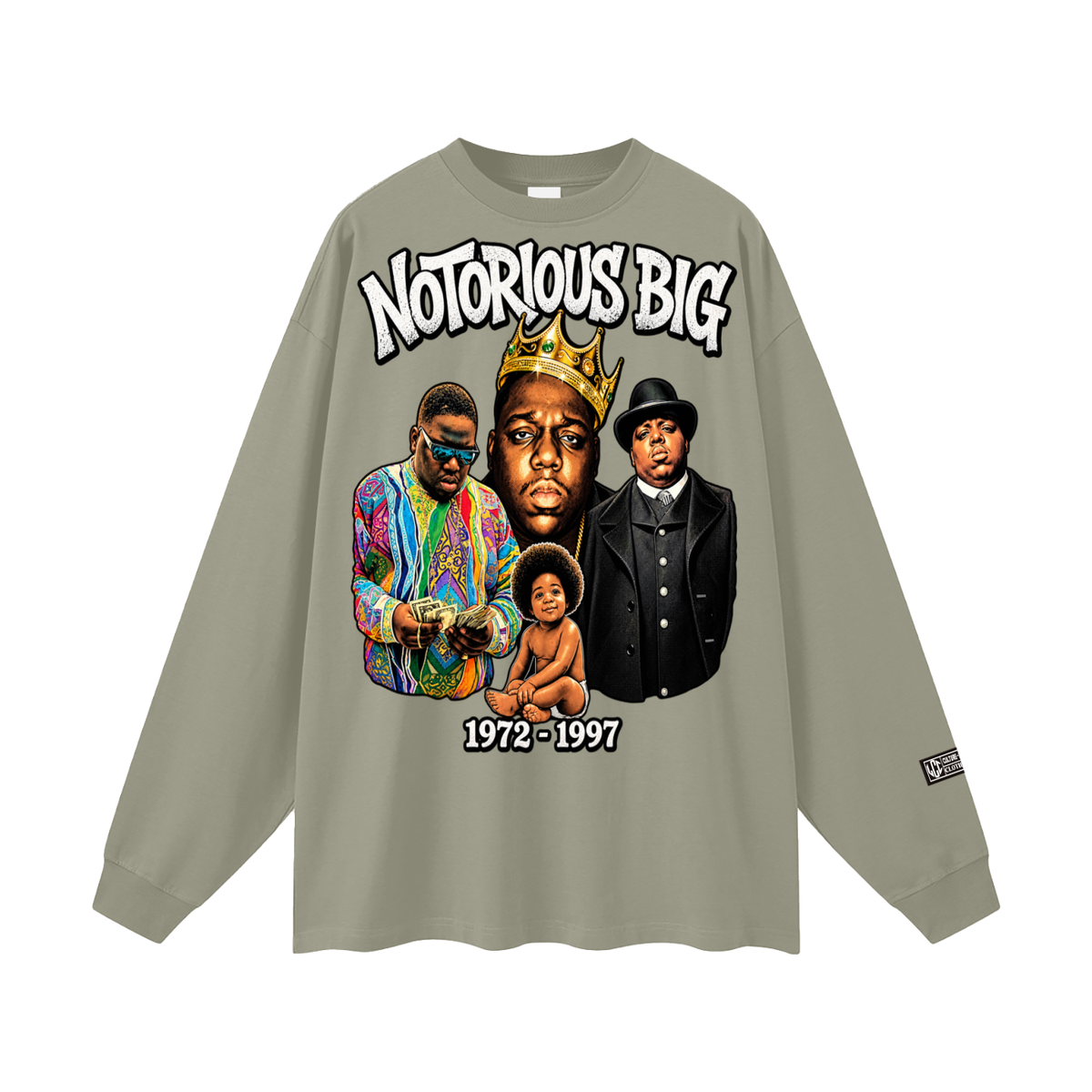NOTORIOUS BIG Oversized Unisex Long Sleeve T-Shirt