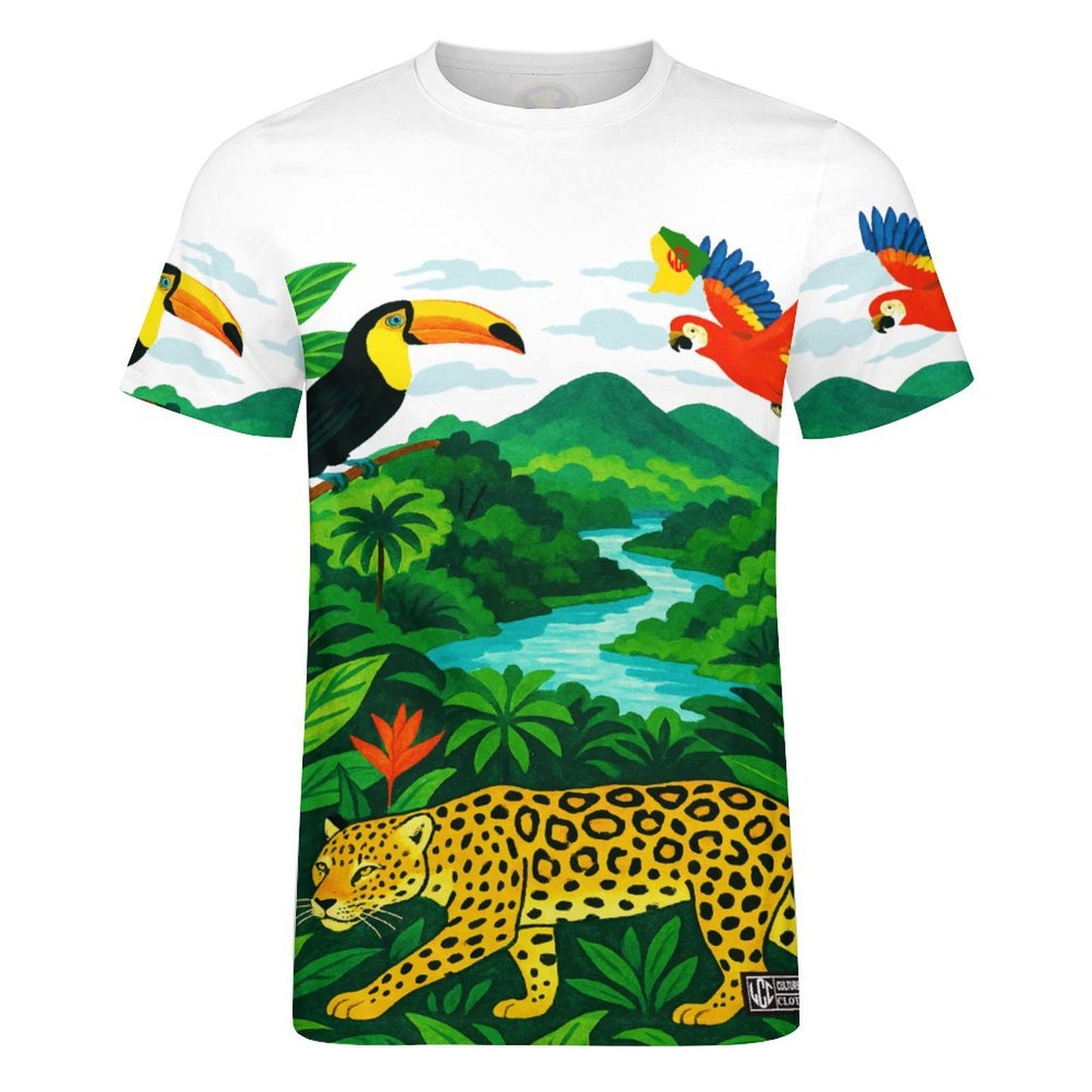 GUYANE PAYSAGE Men's Cotton T-Shirt