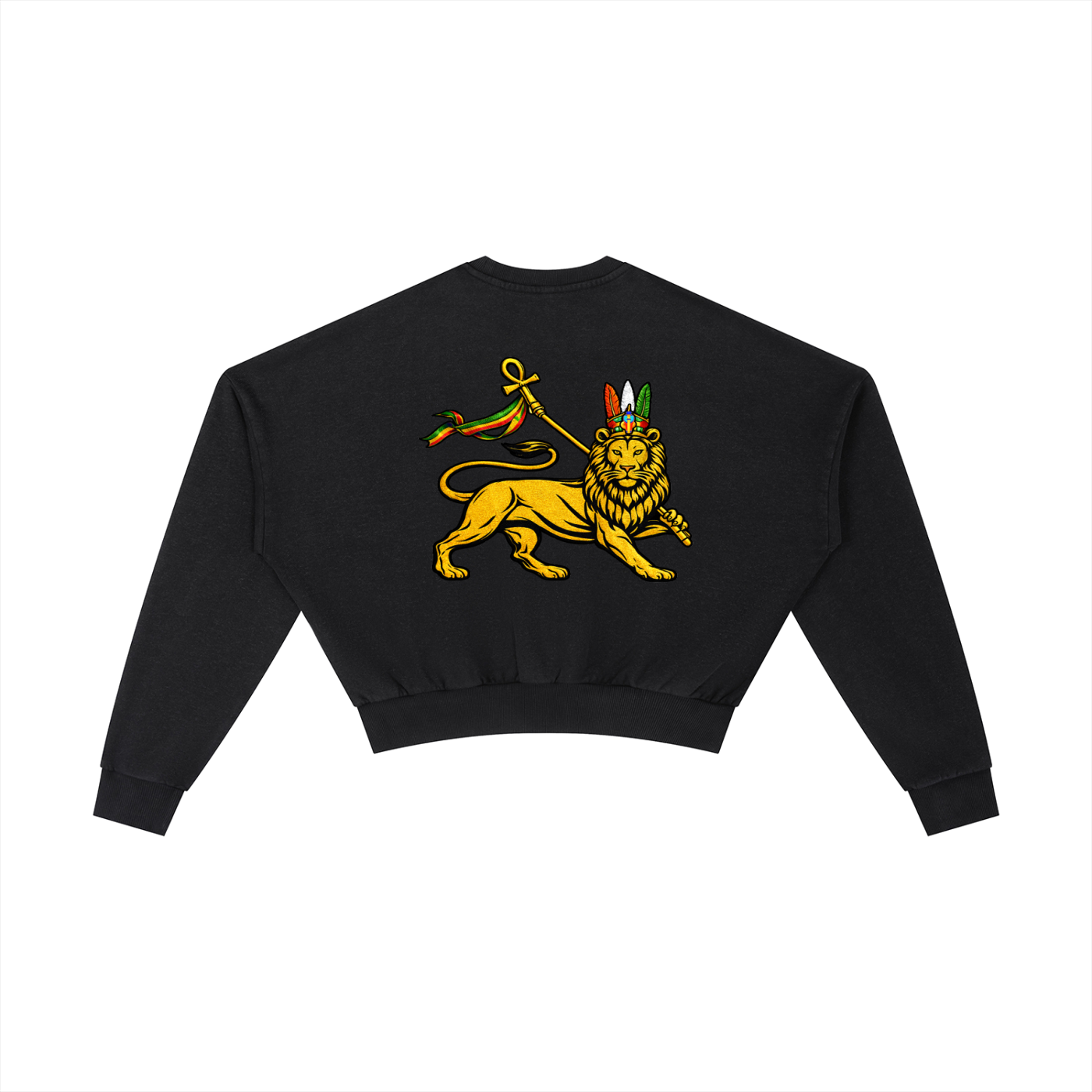 LCC RASTA Vintage Washed Cropped Sweatshirt