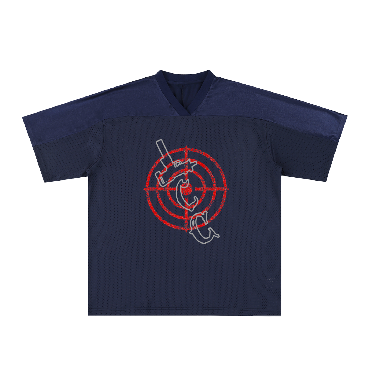 LCC TARGET Oversized Mesh V-Neck Soccer Jersey