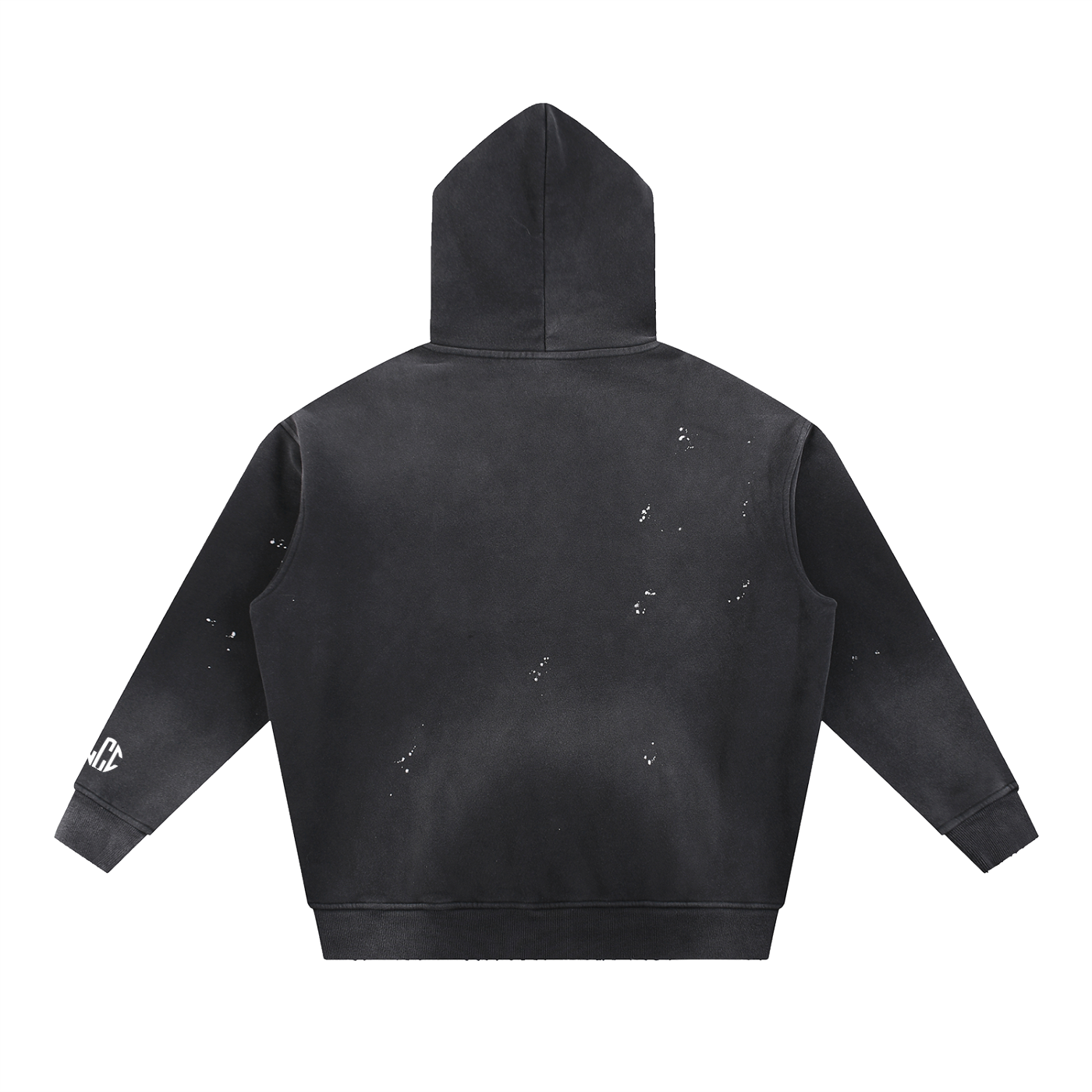LCC AUTHENTIC Vintage Washed Frayed Fleece Hoodie