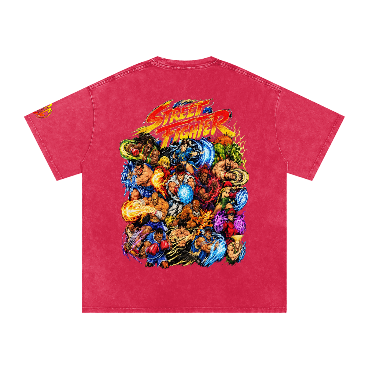 Street Fighter (DF) Snow Washed Oversized T-Shirt