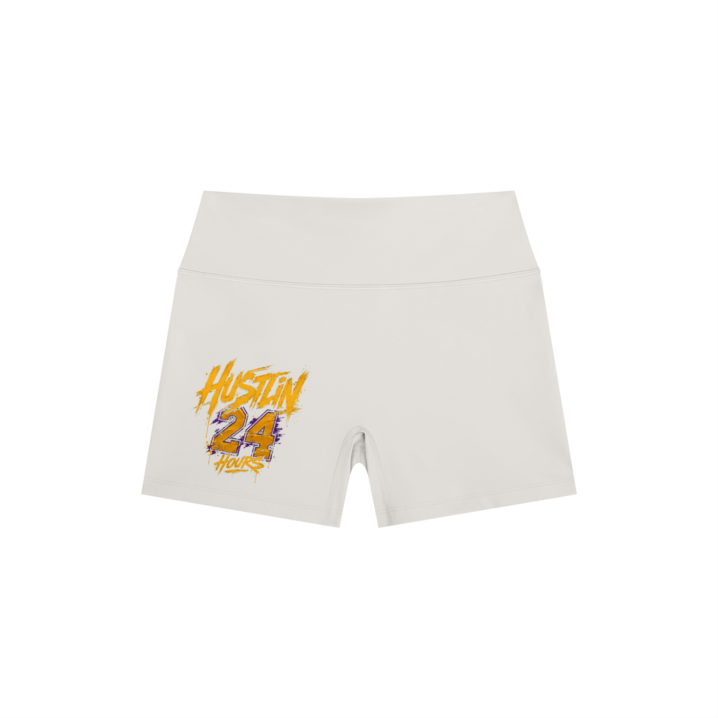 HUSLTIN 24HOURS Women’s Yoga Shorts