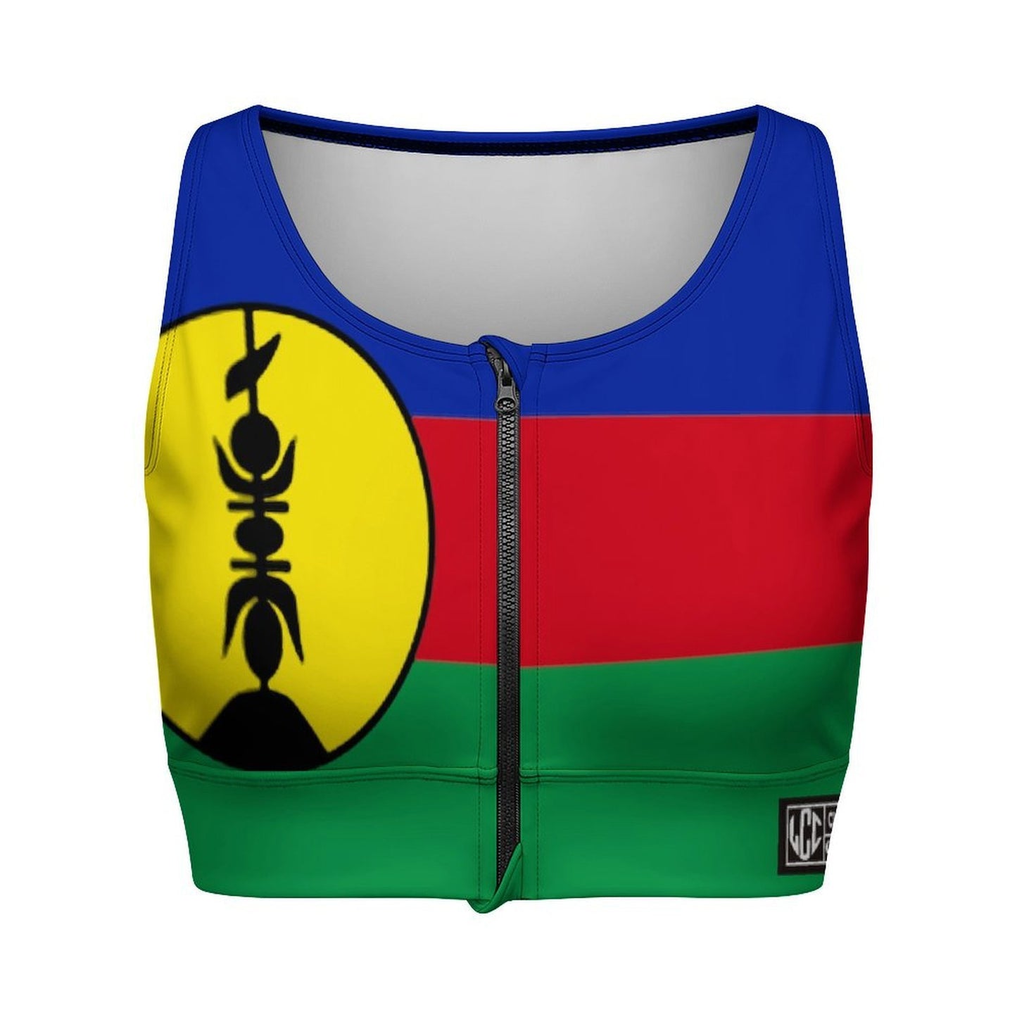 NOUVELLE CALEDONIE Women's Yoga Zipper Vest