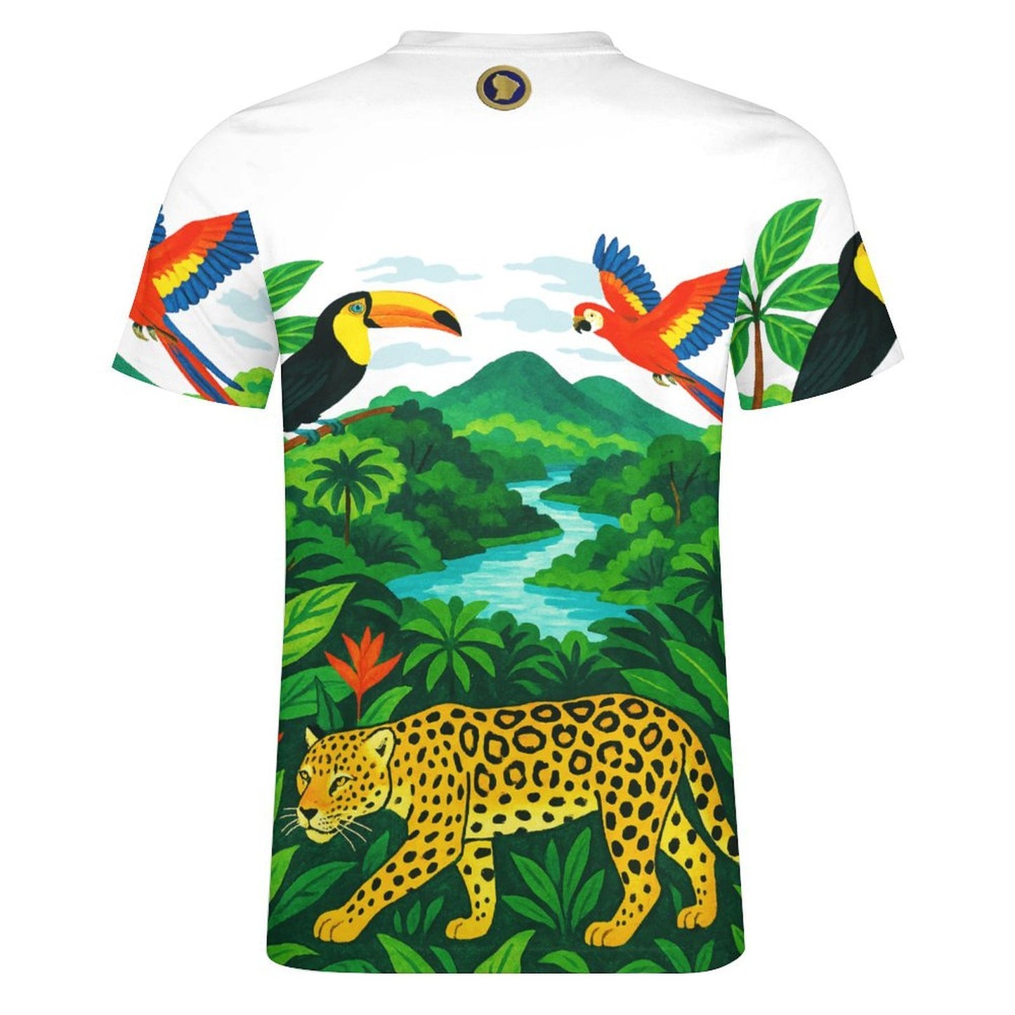 GUYANE PAYSAGE Men's Cotton T-Shirt