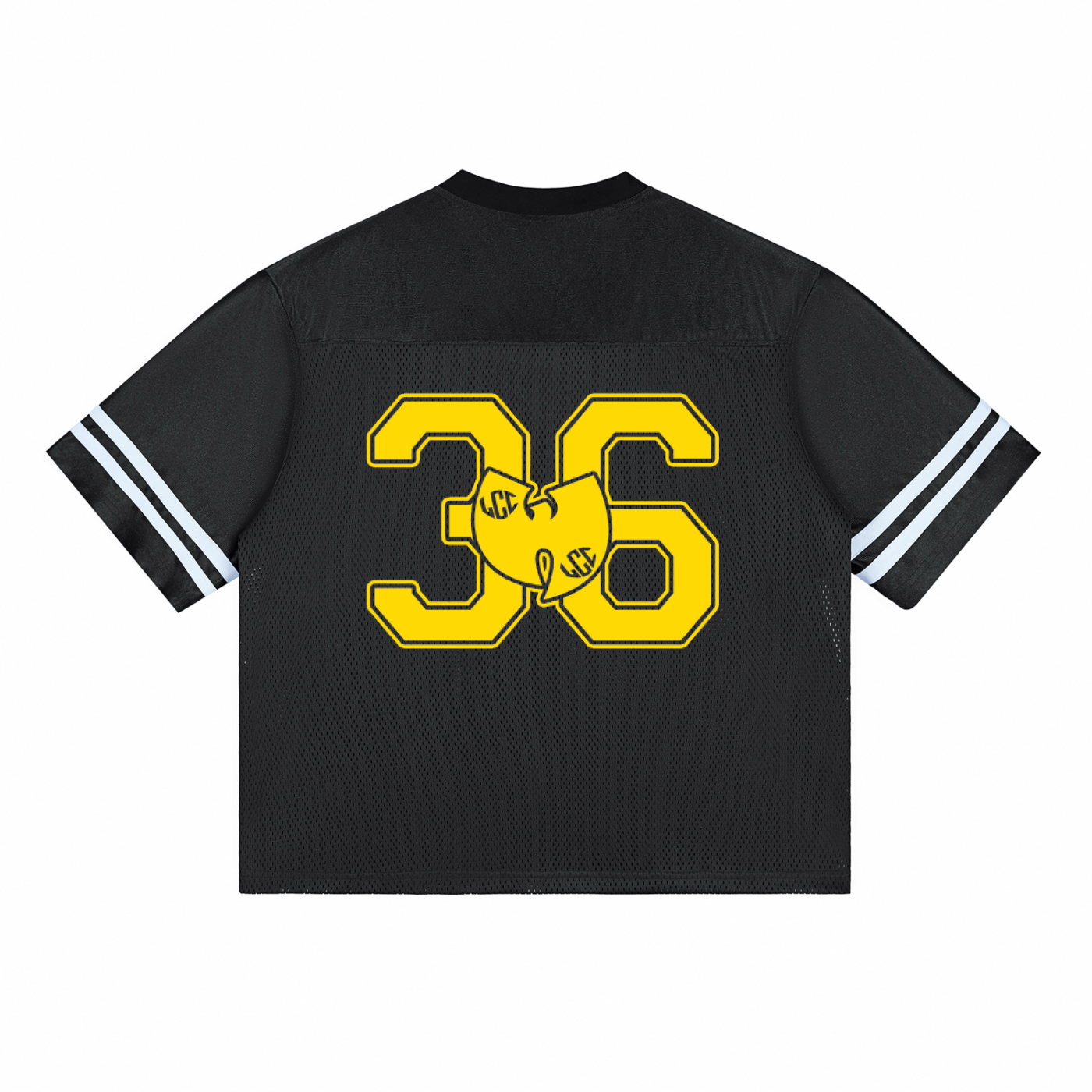 WUTANG CLAN Taped Mesh T-Shirt