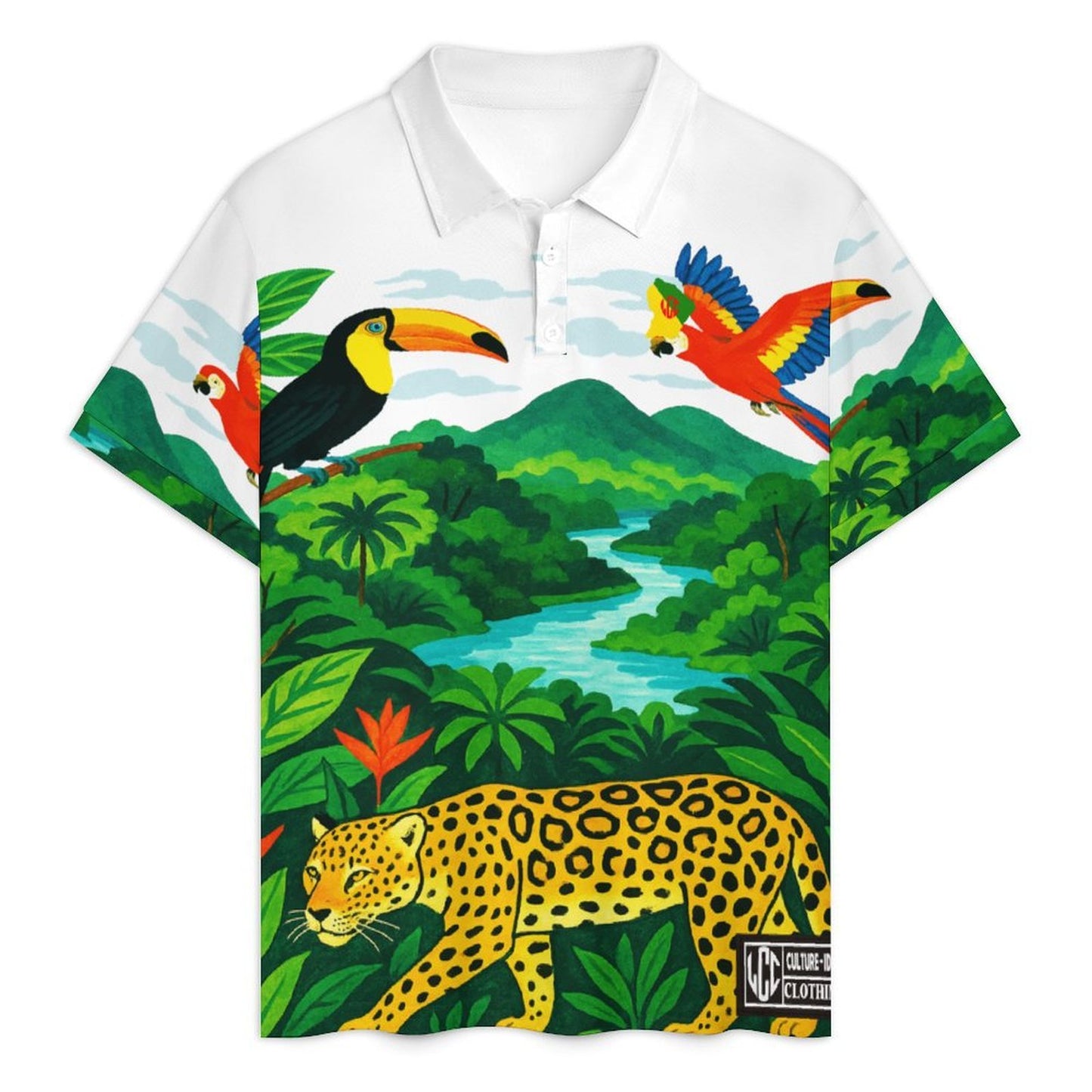 GUYANE PAYSAGE Men’s Polo Shirt Set