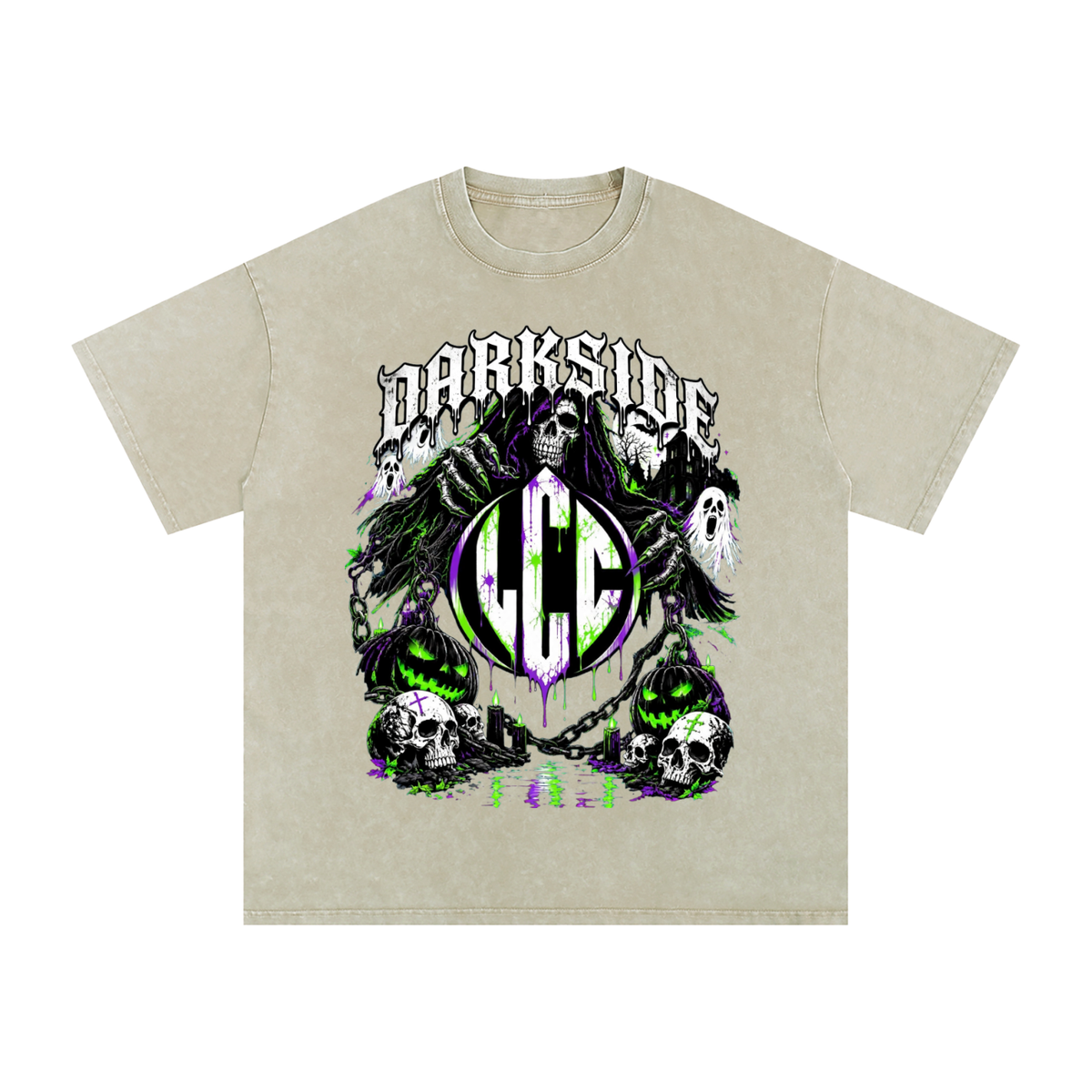 DARKSIDE Snow Washed Oversized T-Shirt