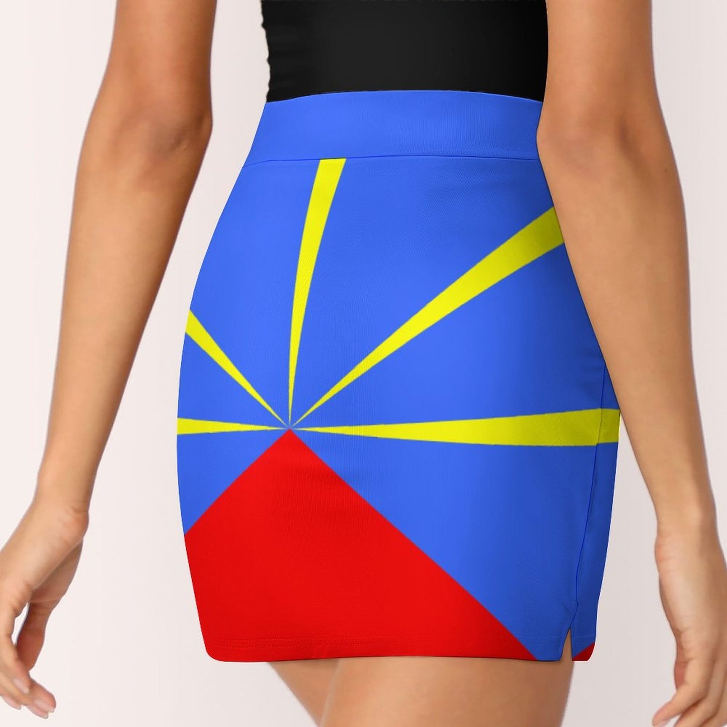 LA REUNION Anti-Emptied A-Line Skirt with Pocket