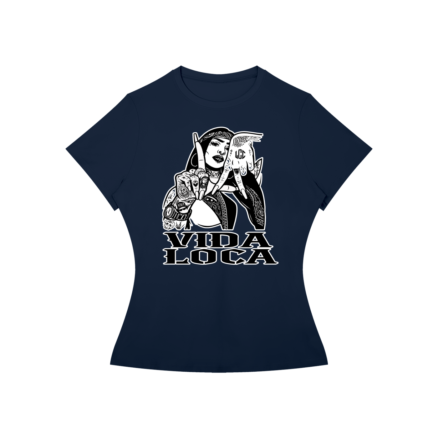 LA VIDA LOCA Women’s Slim Fit T-Shirt