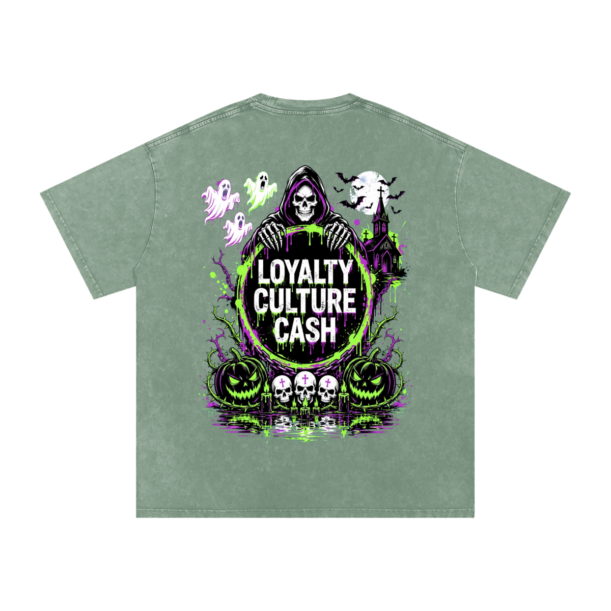 DARKSIDE Snow Washed Oversized T-Shirt