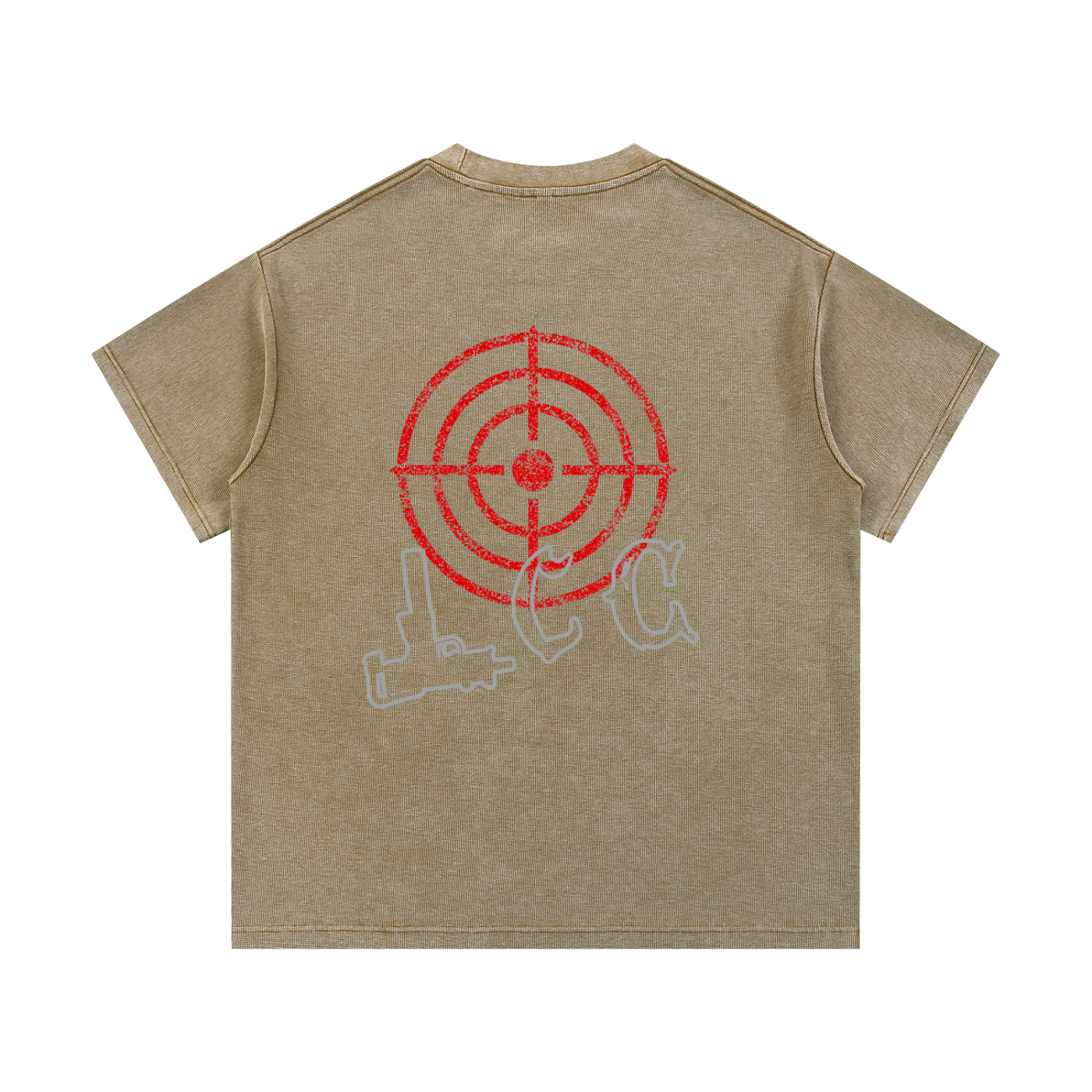 LCC TARGET Mineral Wash Waffle Knit T-Shirt