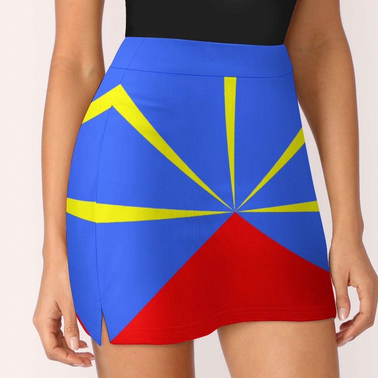 LA REUNION Anti-Emptied A-Line Skirt with Pocket