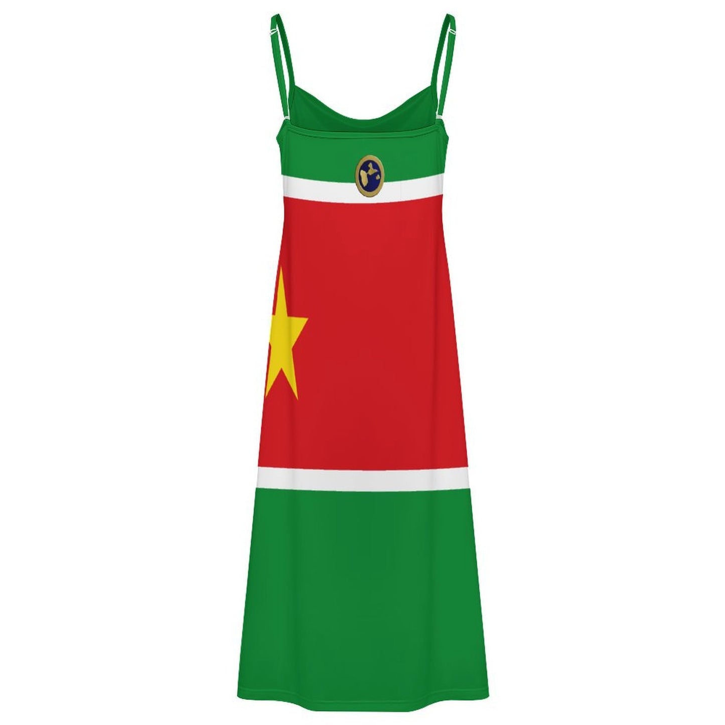 GUADELOUPE Women's Strappy Slit Dress