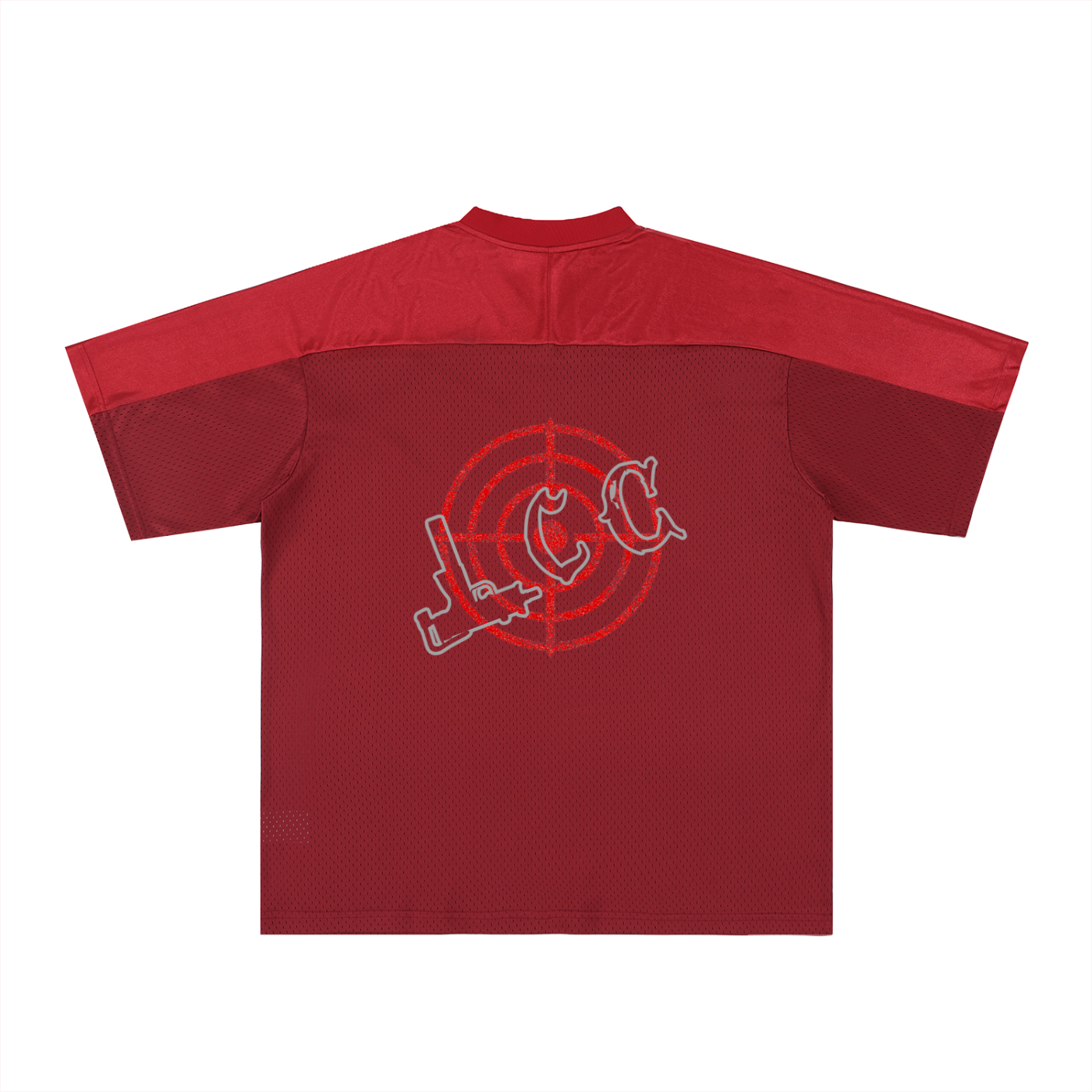 LCC TARGET Oversized Mesh V-Neck Soccer Jersey