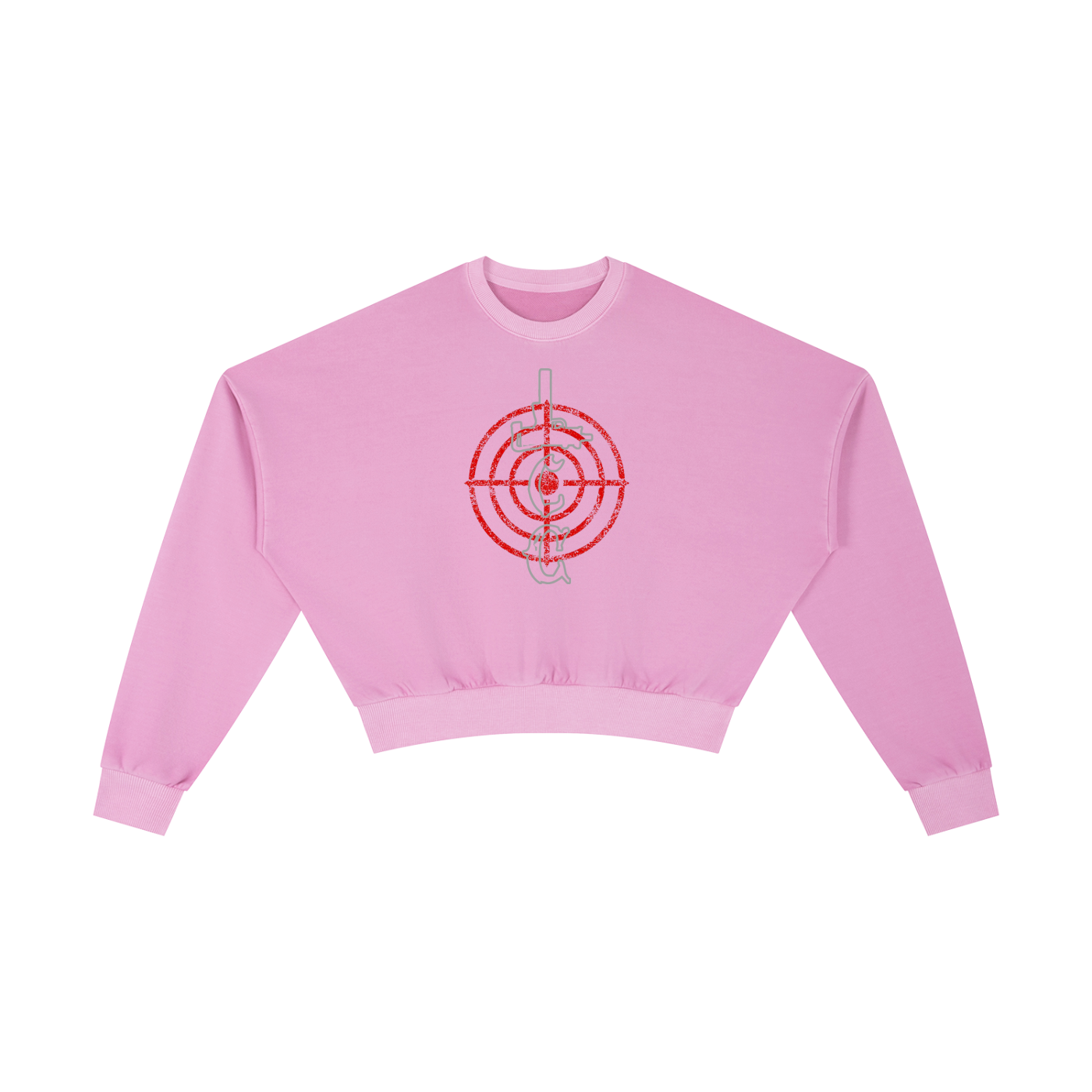 LCC TARGET Vintage Washed Cropped Sweatshirt