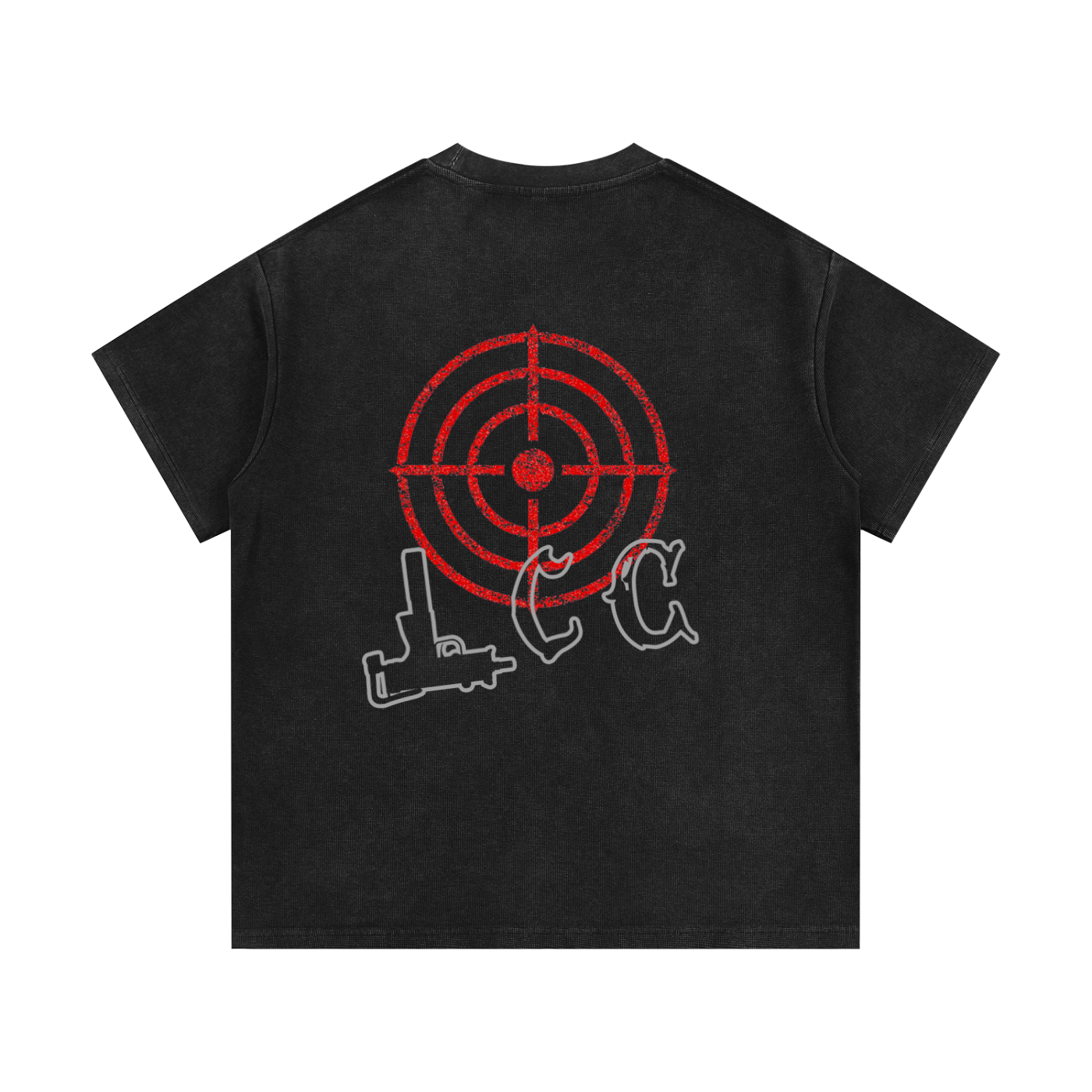 LCC TARGET Mineral Wash Waffle Knit T-Shirt