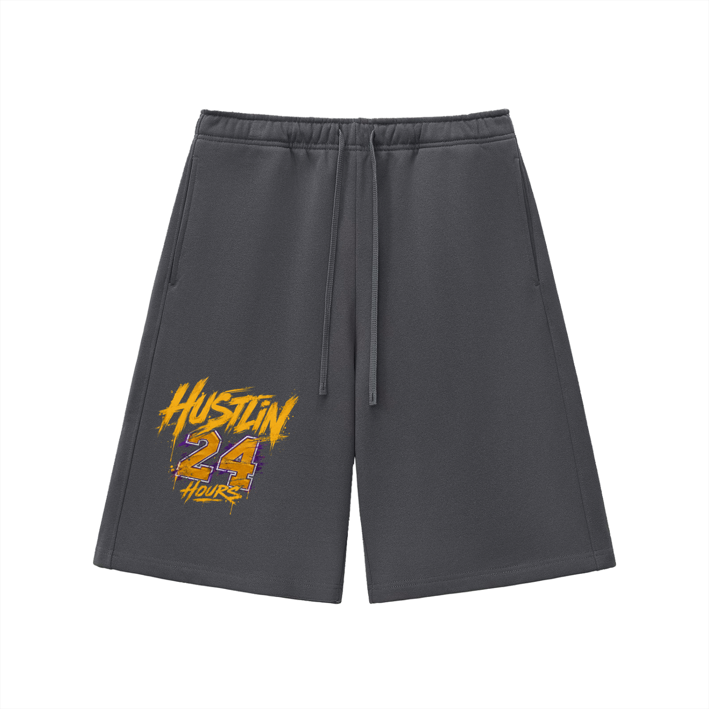 HUSTLIN 24 HOURS Heavyweight  Shorts