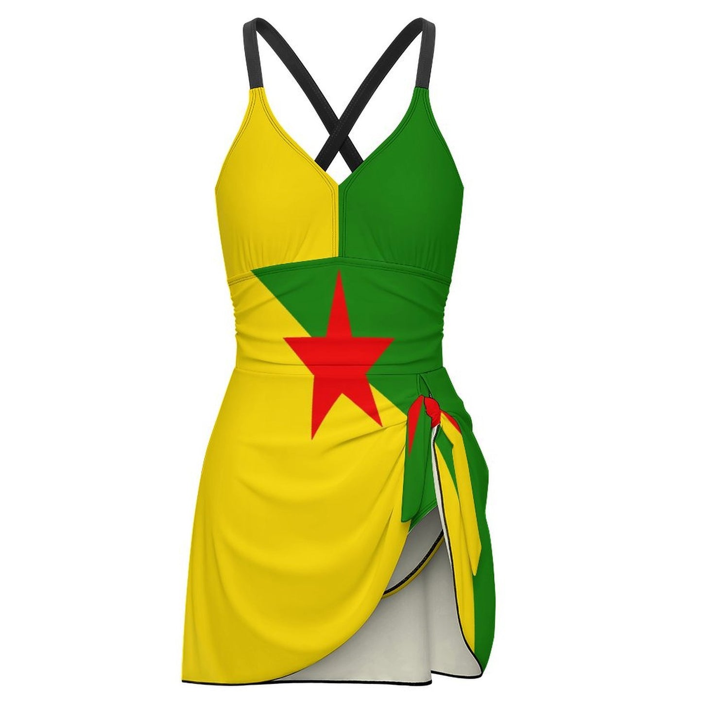 GUYANE Women's Hem Tie One-Piece Swimsuit