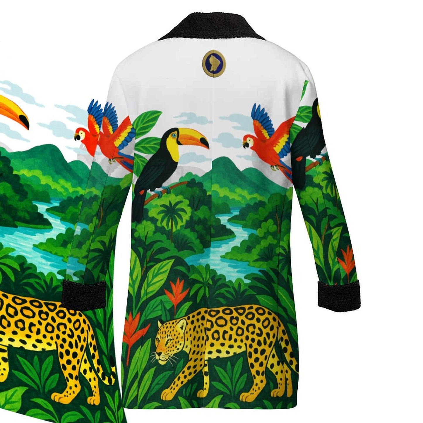 GUYANE PAYSAGE Men's Double Breasted Coat