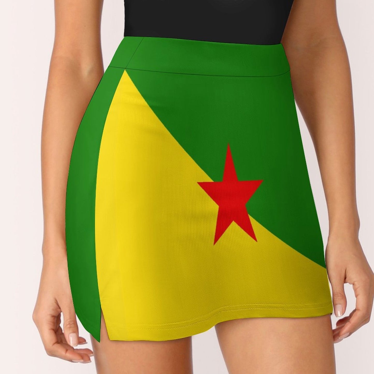 GUYANE Anti-Emptied A-Line Skirt with Pocket