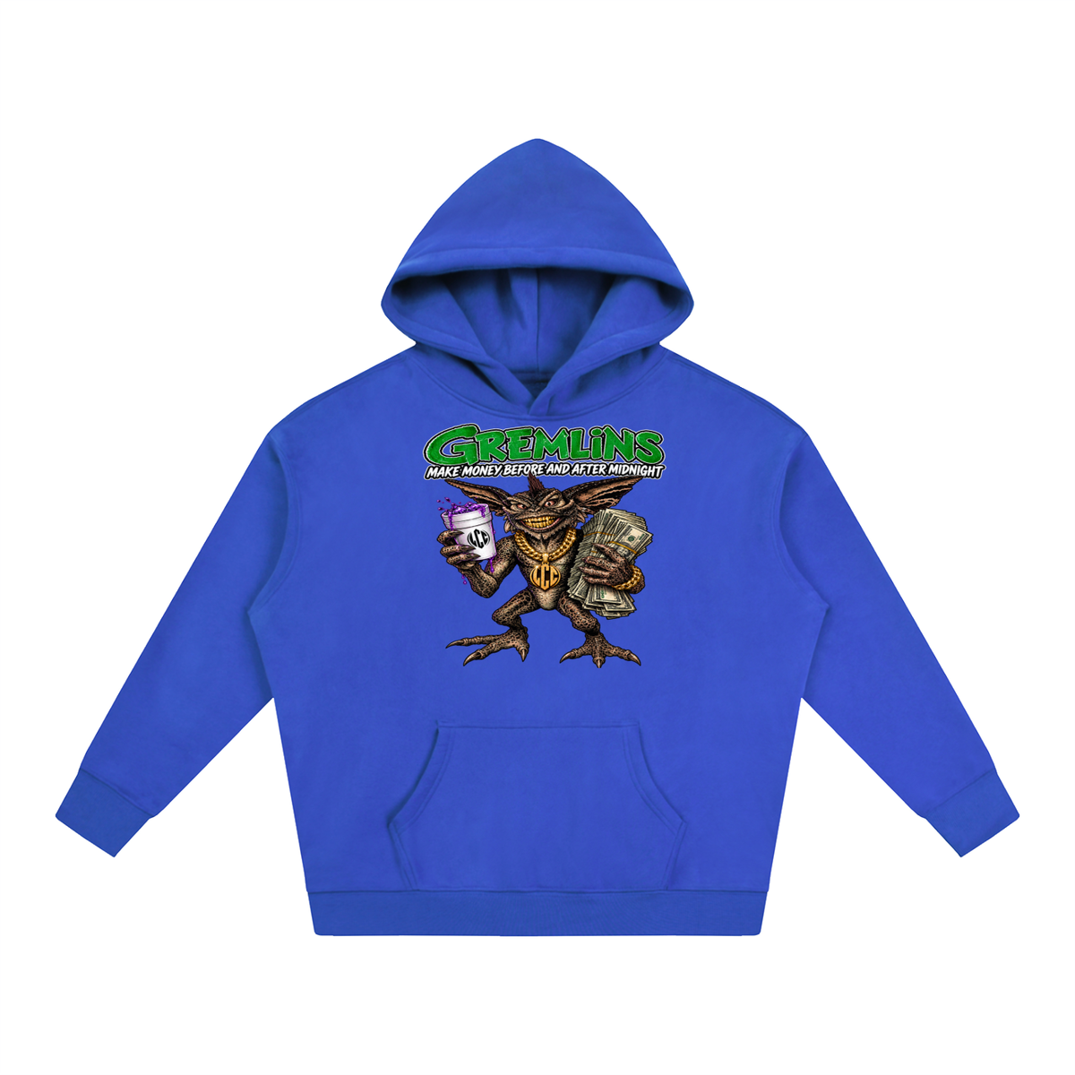 GREMLINS Oversize Fleeced Hoodie