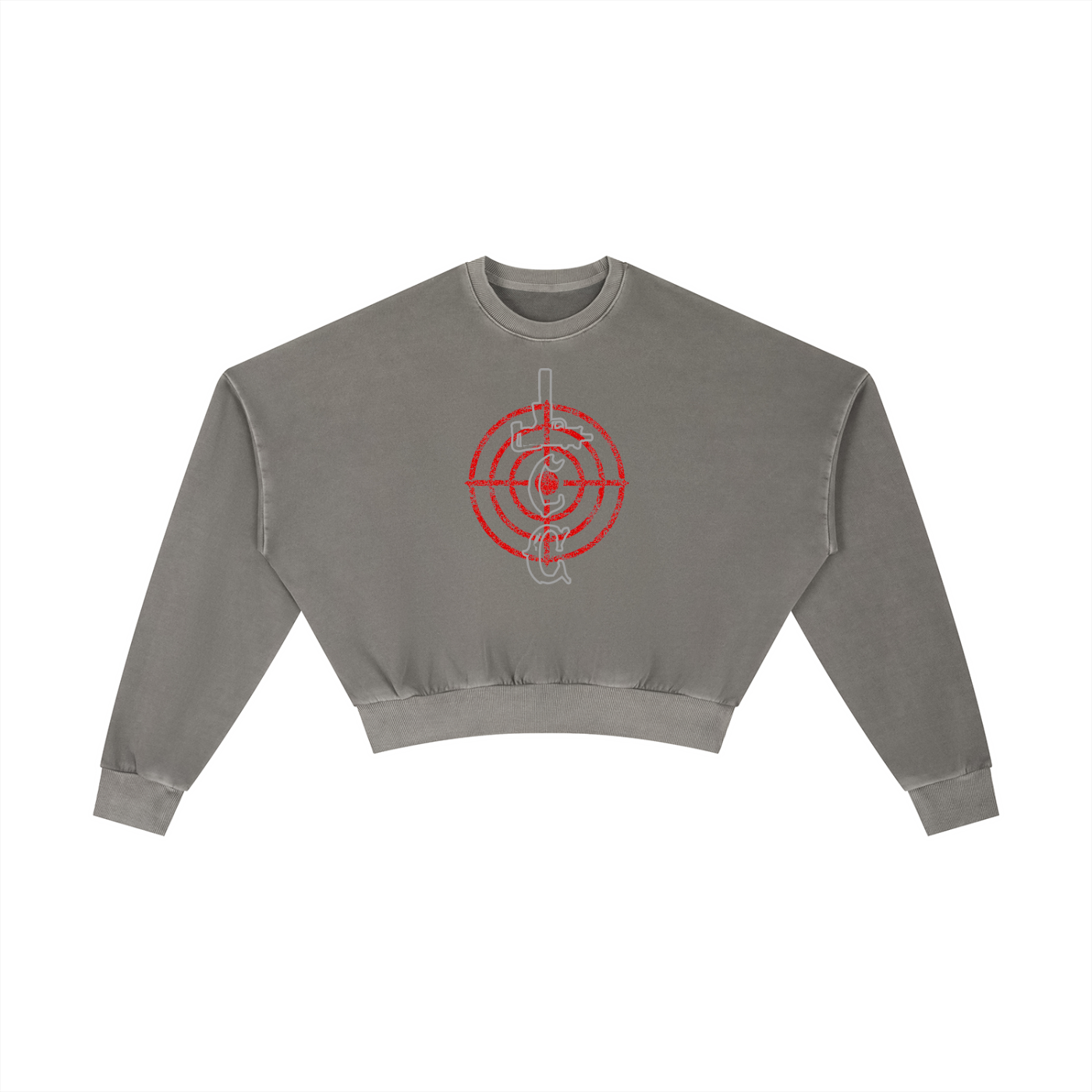 LCC TARGET Vintage Washed Cropped Sweatshirt