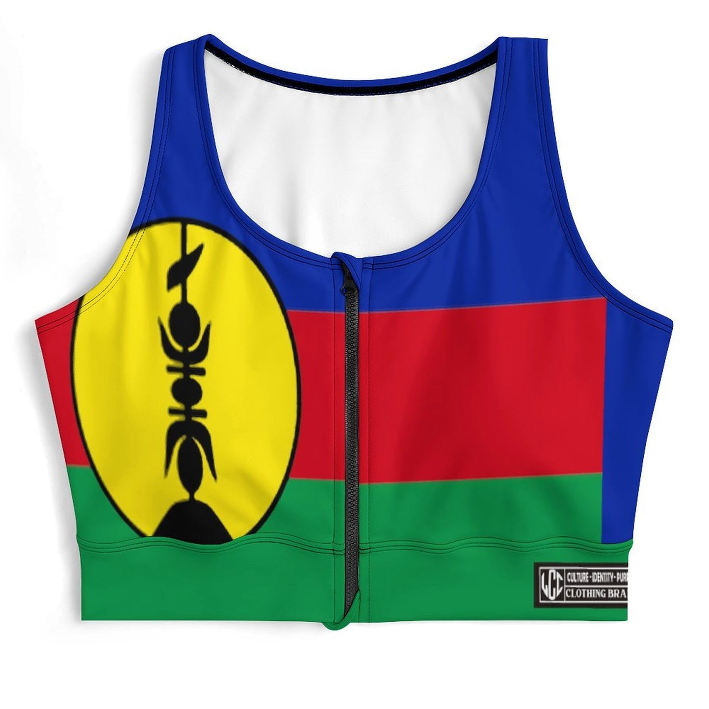 NOUVELLE CALEDONIE Women's Yoga Zipper Vest
