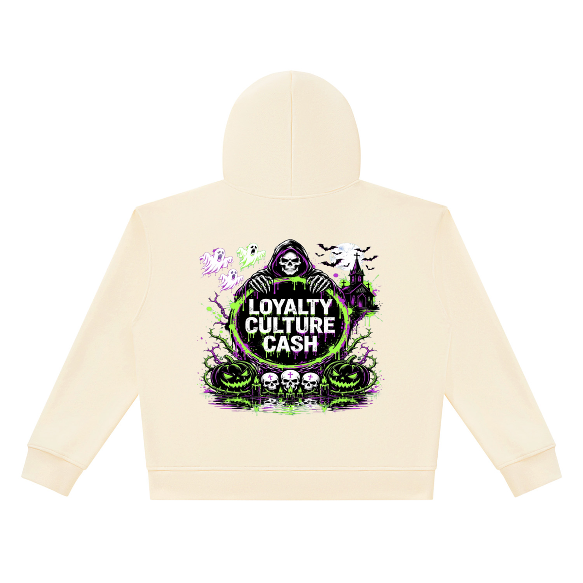 DARKSIDE Full Zip Boxy Hoodie