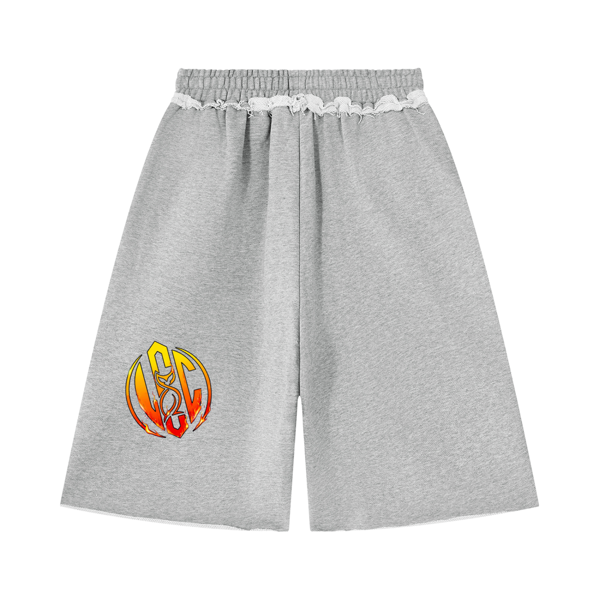 Street Fighter Unisex Raw Edge Shorts