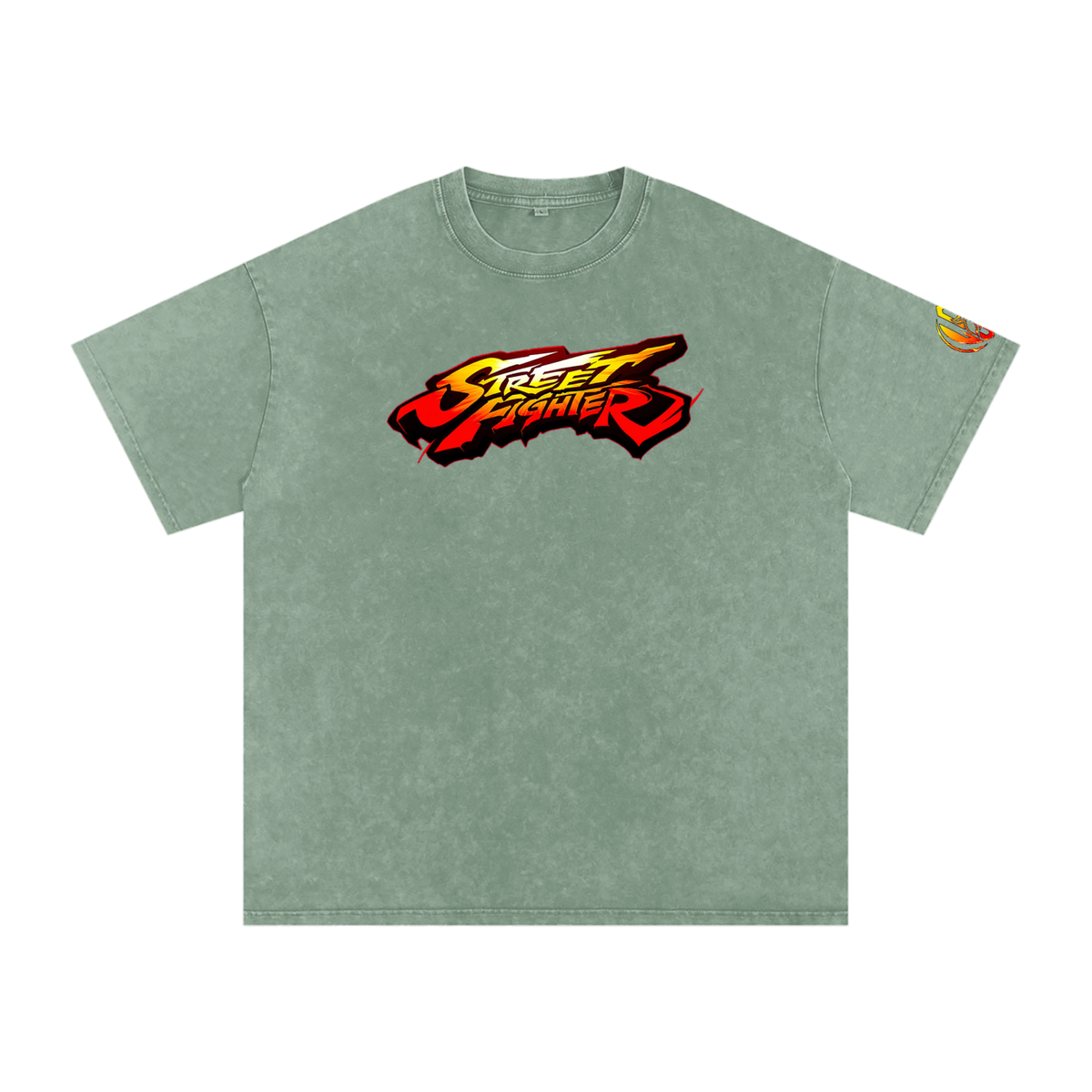 Street Fighter (DF) Snow Washed Oversized T-Shirt