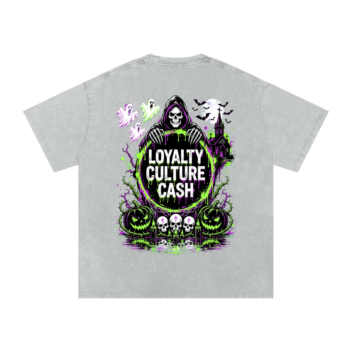 DARKSIDE Snow Washed Oversized T-Shirt
