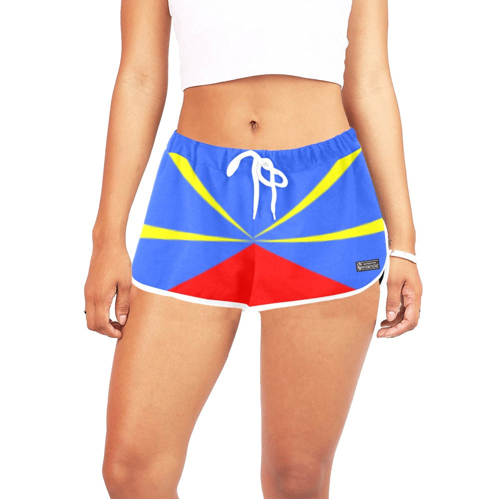 LA REUNION FLAG Women's Relaxed Shorts