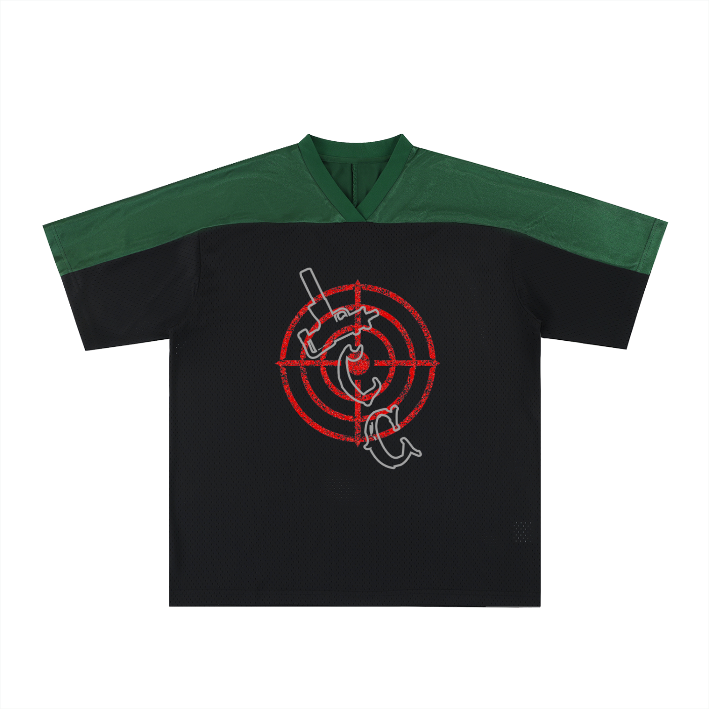 LCC TARGET Oversized Mesh V-Neck Soccer Jersey