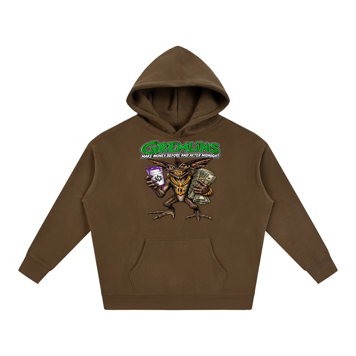 GREMLINS Oversize Fleeced Hoodie