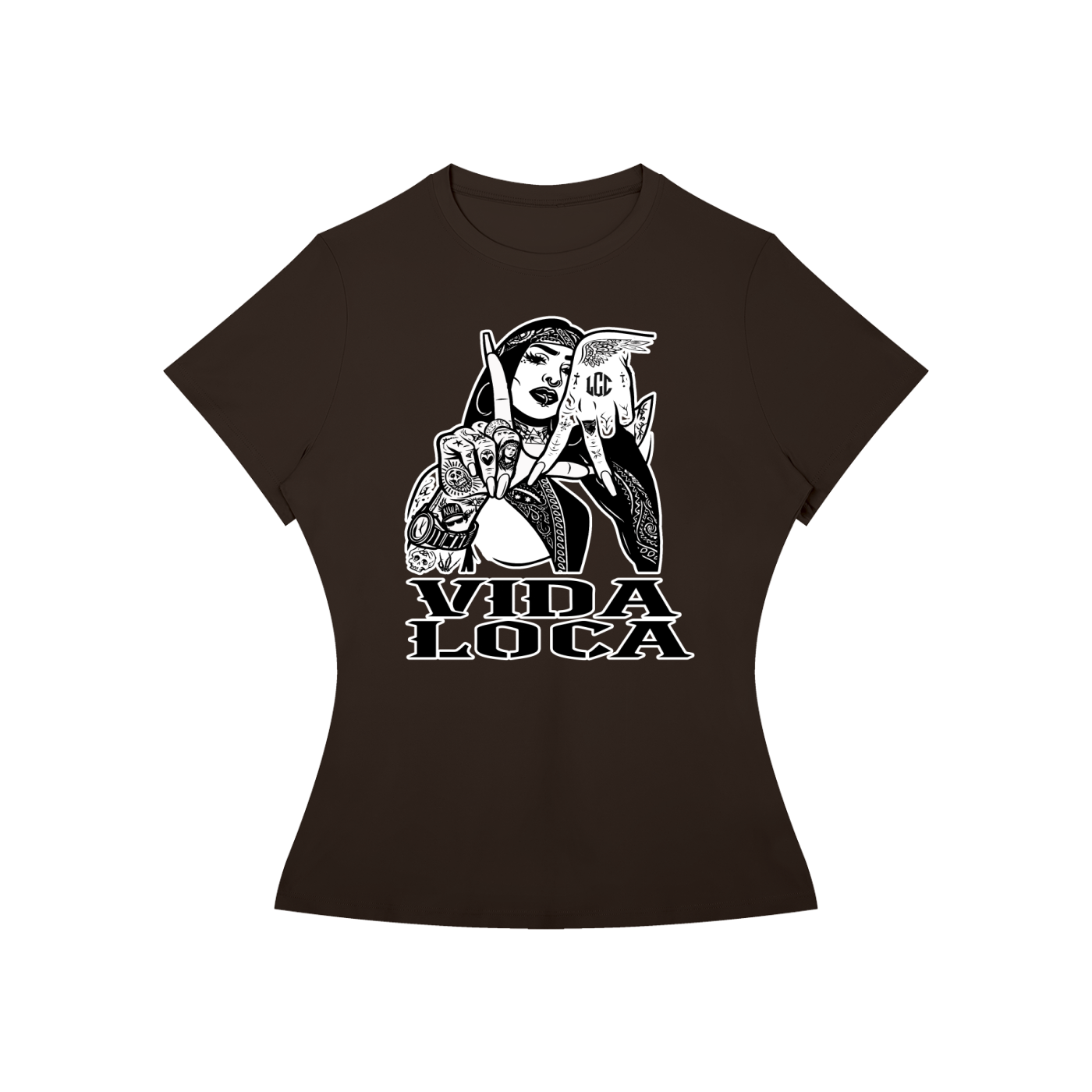 LA VIDA LOCA Women’s Slim Fit T-Shirt