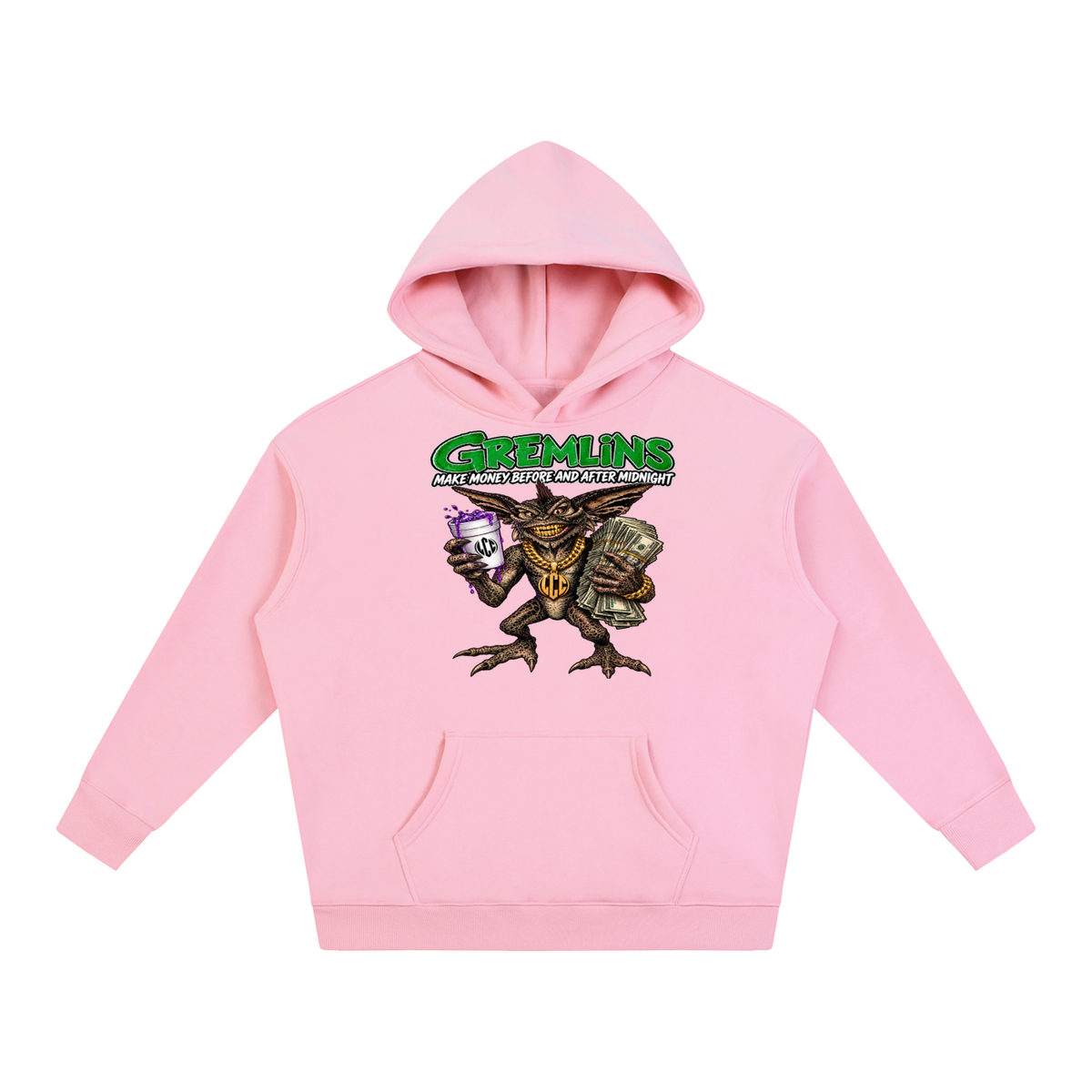 GREMLINS Oversize Fleeced Hoodie