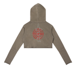 LCC TARGET Vintage Washed Raw Edge Hoodie