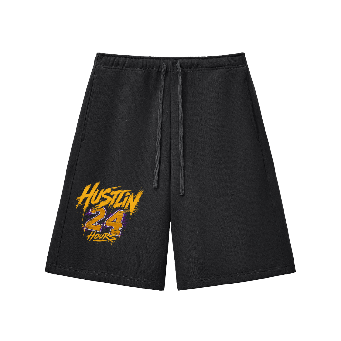 HUSTLIN 24 HOURS Heavyweight  Shorts